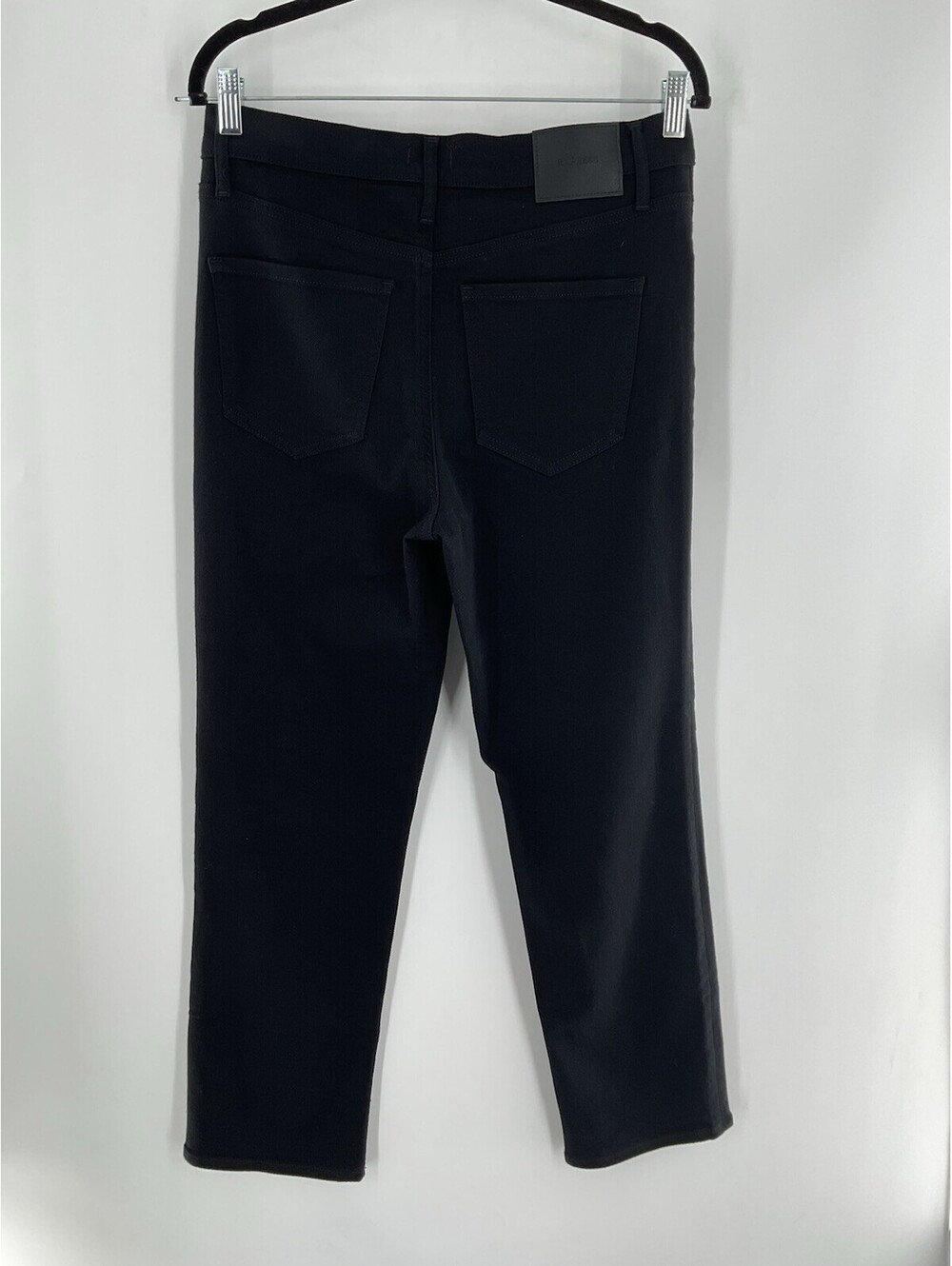 Express Conscious Edit Women’s 6 Reg Straight Ankle High-Rise Black Jeans 136 - Picture 4 of 6